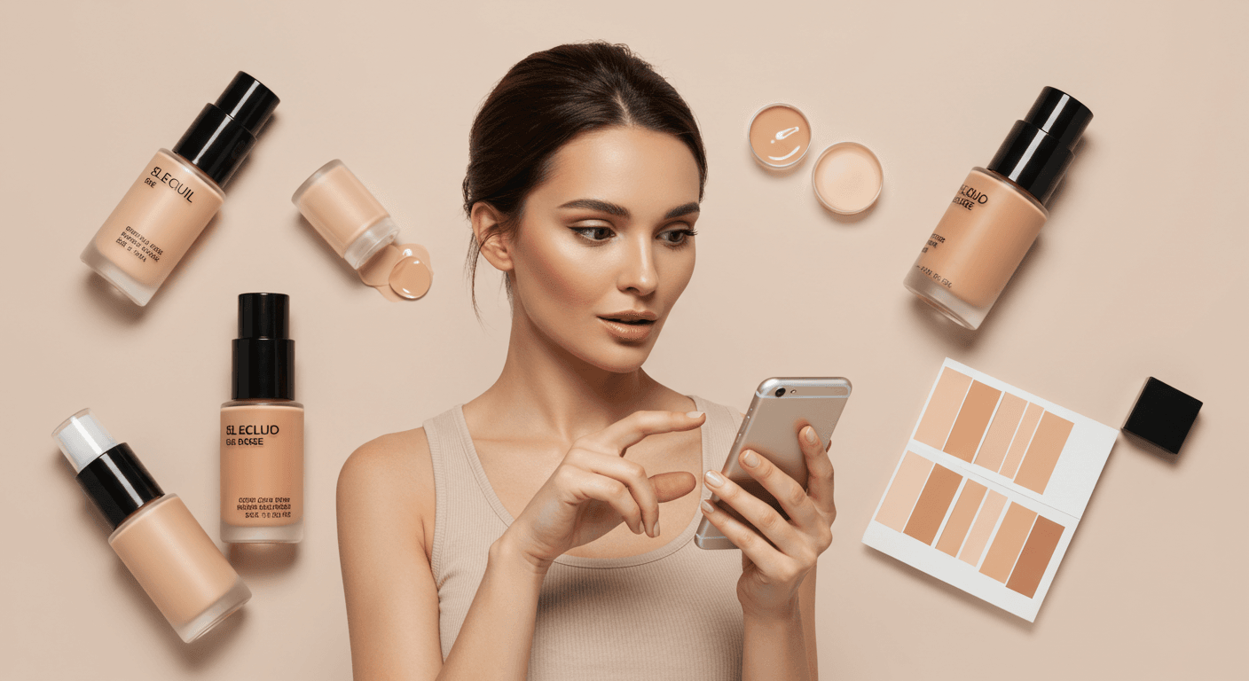 🧴 Como Escolher a Base Certa em Compras Online