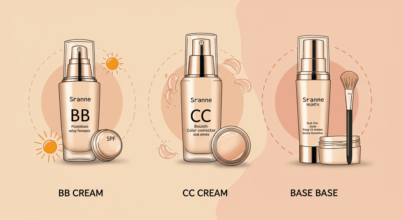 🧴 Diferença entre BB Cream, CC Cream e Base: Qual é a Melhor para Iniciantes?