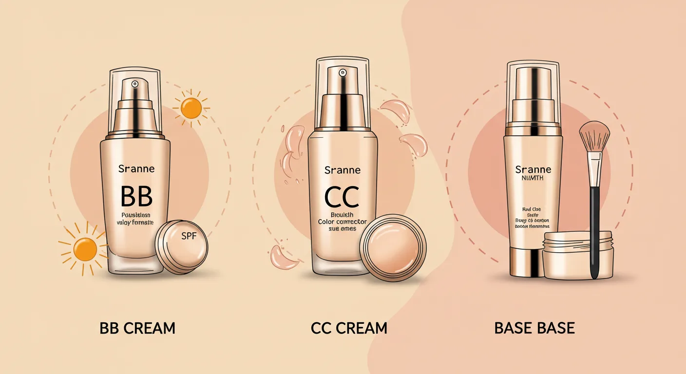 🧴 Diferença entre BB Cream, CC Cream e Base: Qual é a Melhor para Iniciantes?