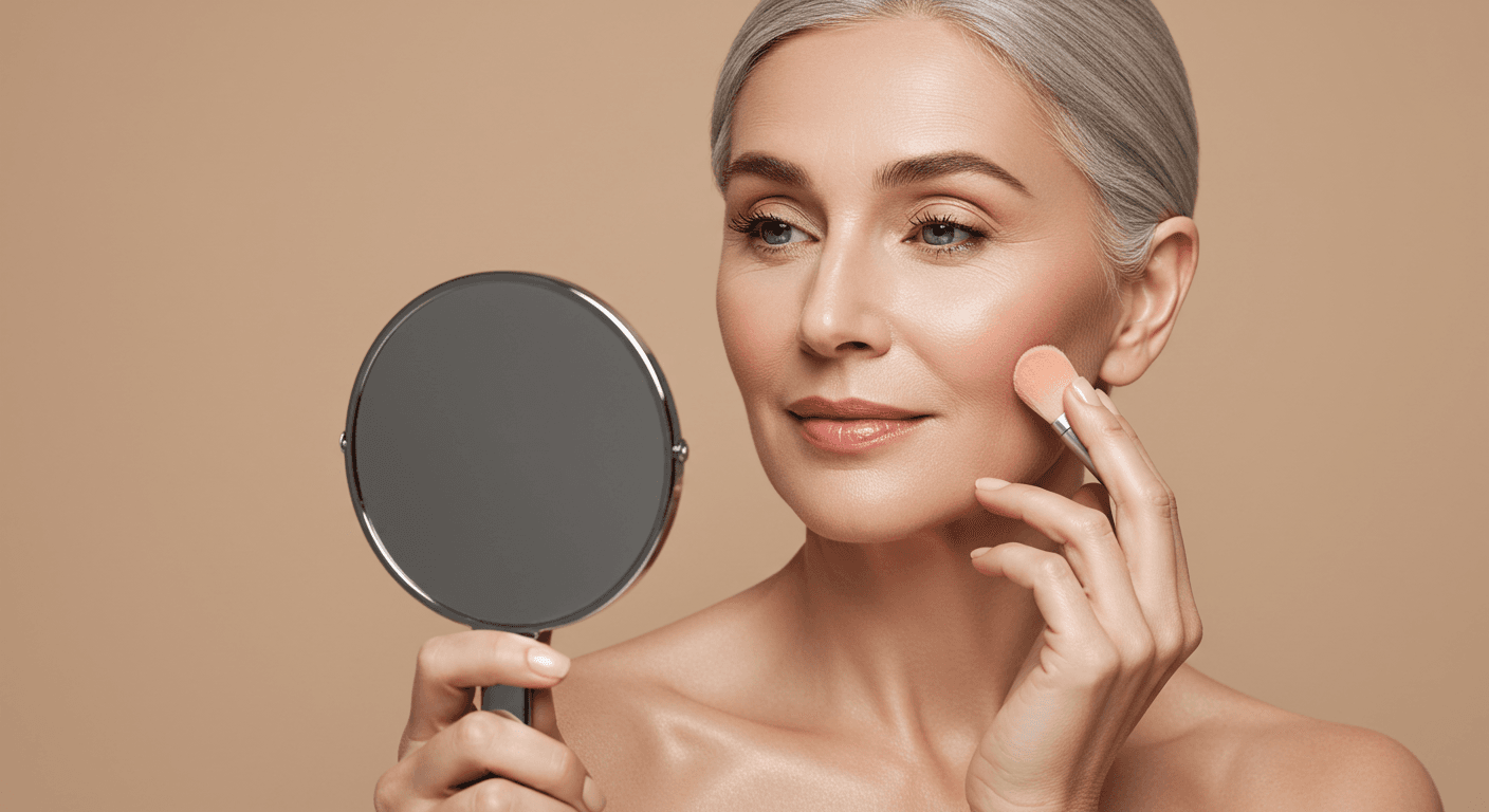 Blush Ideal para Pele Madura: Cremoso ou em Pó? Guia Completo para Valorizar sua Beleza com Elegância