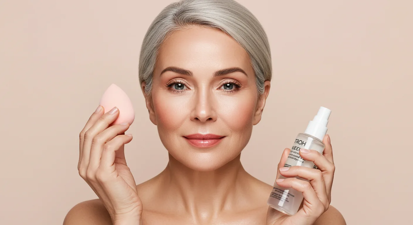 🧴 Como Evitar que a Maquiagem Craquele na Pele Madura ao Longo do Dia